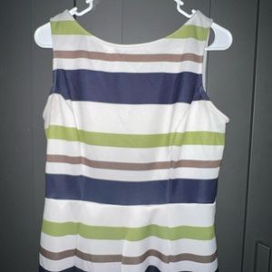 Eva Mendes Striped Dress